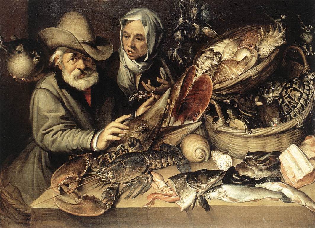 The Fishsellers by Bartolomeo Passerotti